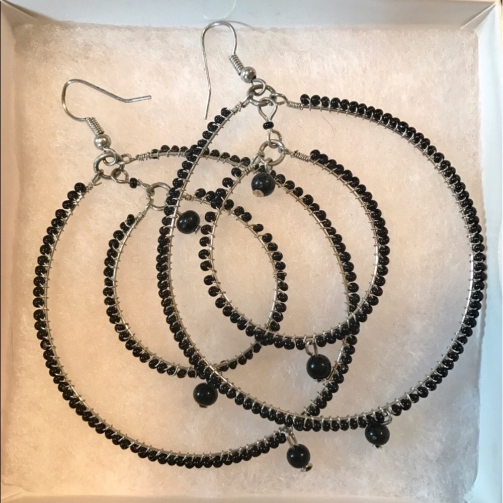 Double hoop earrings ➰➰